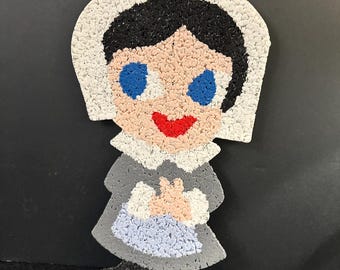 Vintage Melted Plastic Popcorn Thanksgiving Decor – 1970s Turkey