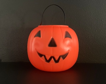 Vintage Empire Halloween Candy Bucket – Blow Mold Jack O' Lantern