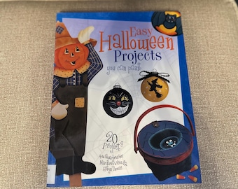 Easy Halloween Painting Projects Book, Retro Craft Ideas