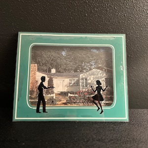 Vintage Shadow Box - Vintage Photo Frame  - Made In Iowa  -