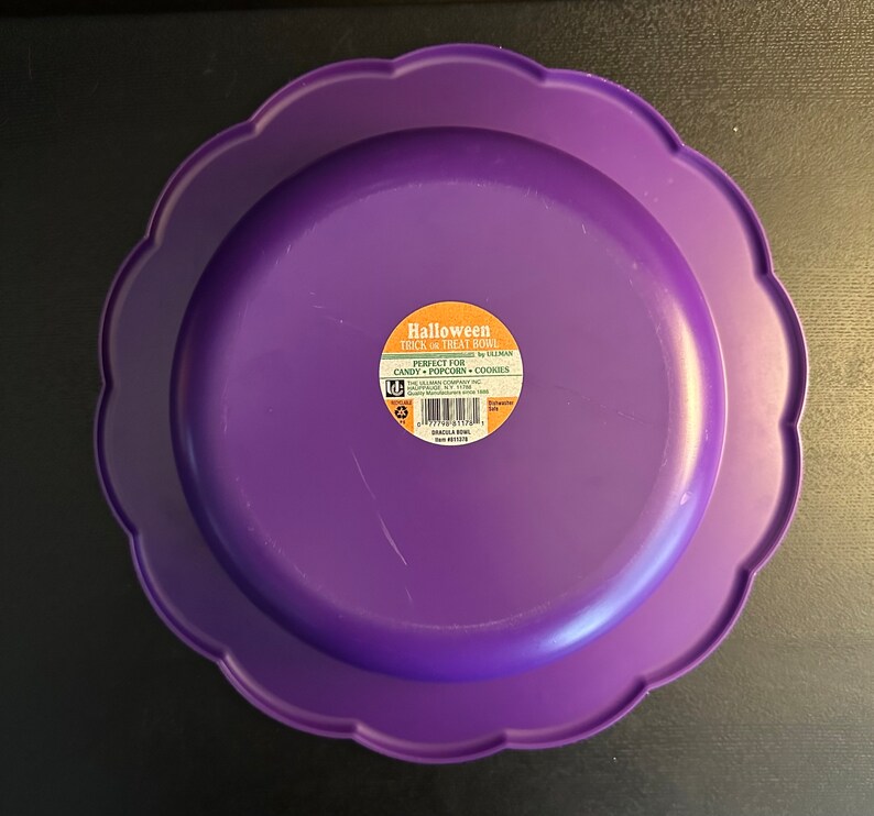 Vintage Halloween Candy Bowl Vintage Halloween Decoration Trick or Treat Candy Bowl Vintage