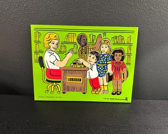 Vintage Judy Instructor Puzzle - Librarian- 1980’s