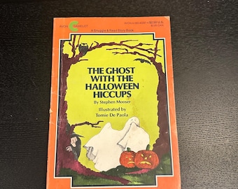 Vintage Children’s Book - Ghost With The Halloween Hiccups By Stephen Mooser Paperback 1978 -