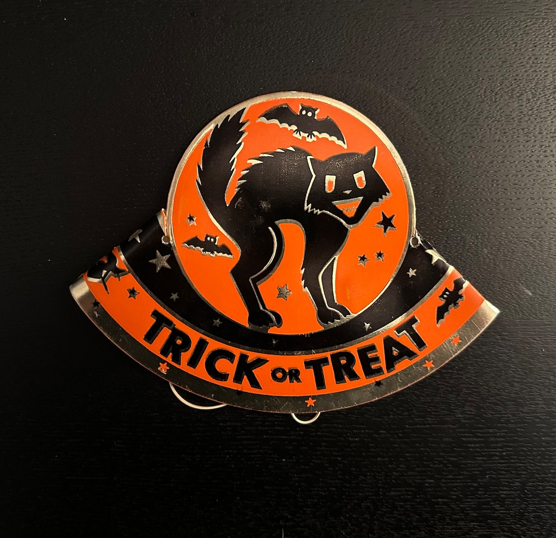 Vintage Halloween Party Hats Vintage Childrens Party Hats Etsy