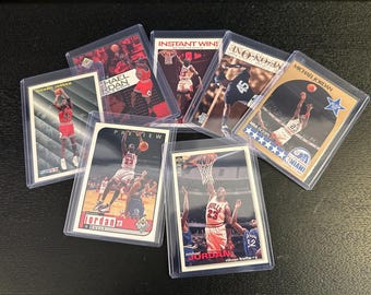 Vintage 1990s Michel Jordan Basketball Cards -