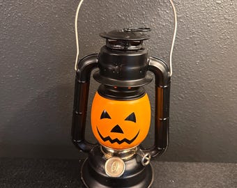 Vintage Dietz Halloween Jack O’ Lantern Metal Light UP