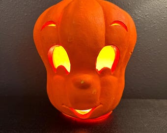 Vintage Halloween Trendmasters Jack O Lantern - 1995 - Vintage Halloween Casper  Decoration - Vintage Holiday Decoration - JOL