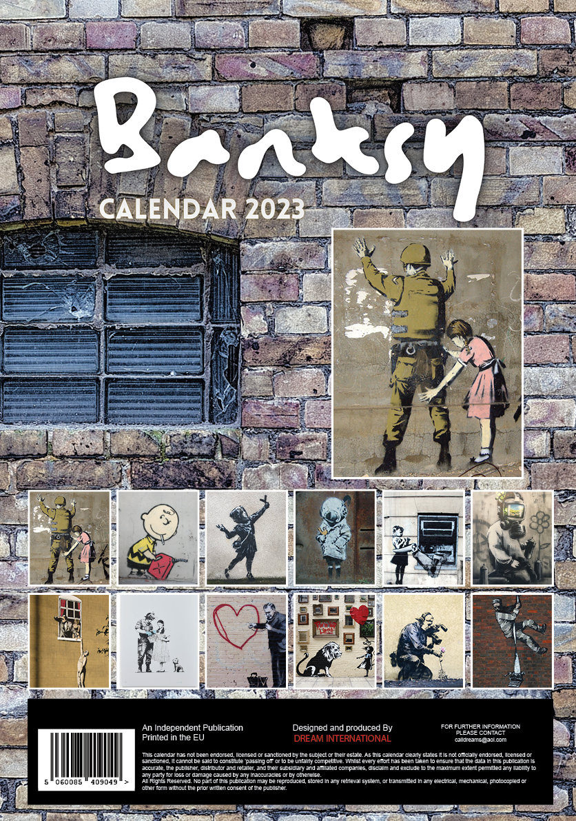 Banksy Calendar 2023 Etsy UK