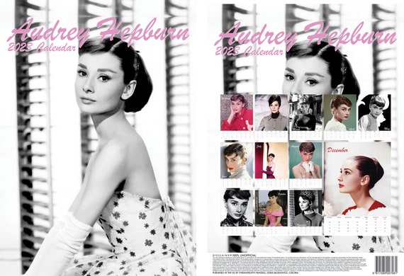 audrey-hepburn-calendar-2023-etsy-ireland