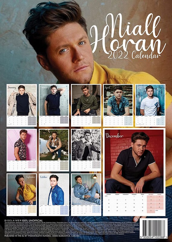 Niall Horan Calendar 2022 | Etsy
