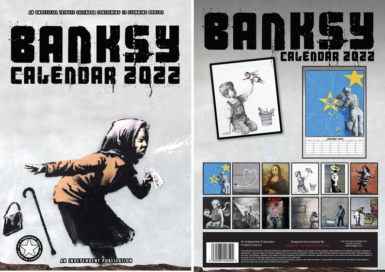 Banksy Calendar 2022 Etsy