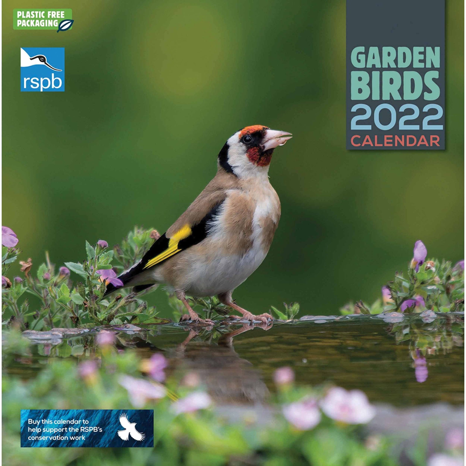 RSPB Garden Birds PFP Wall Calendar 2022 Etsy Canada