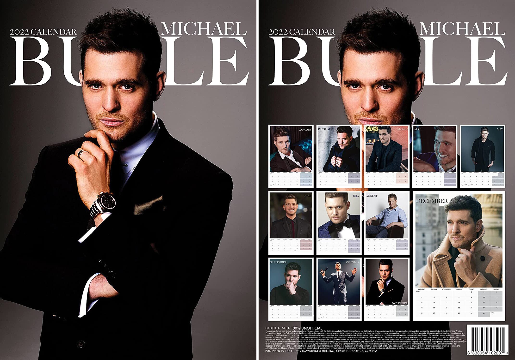 Michael Buble 2022 Calendar Michael Buble Calendar 2022 | Etsy