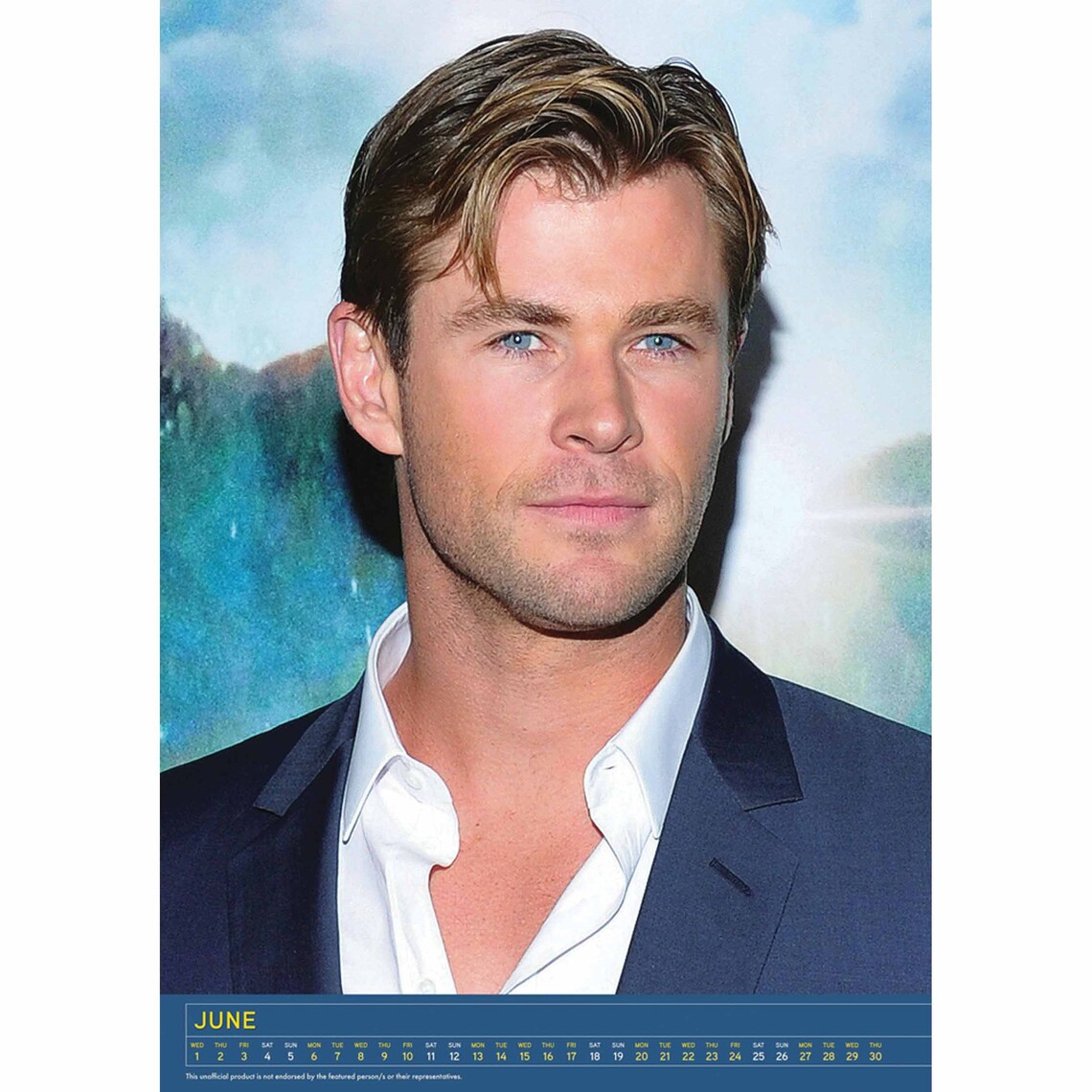 Chris Hemsworth Calendar 2022 Etsy