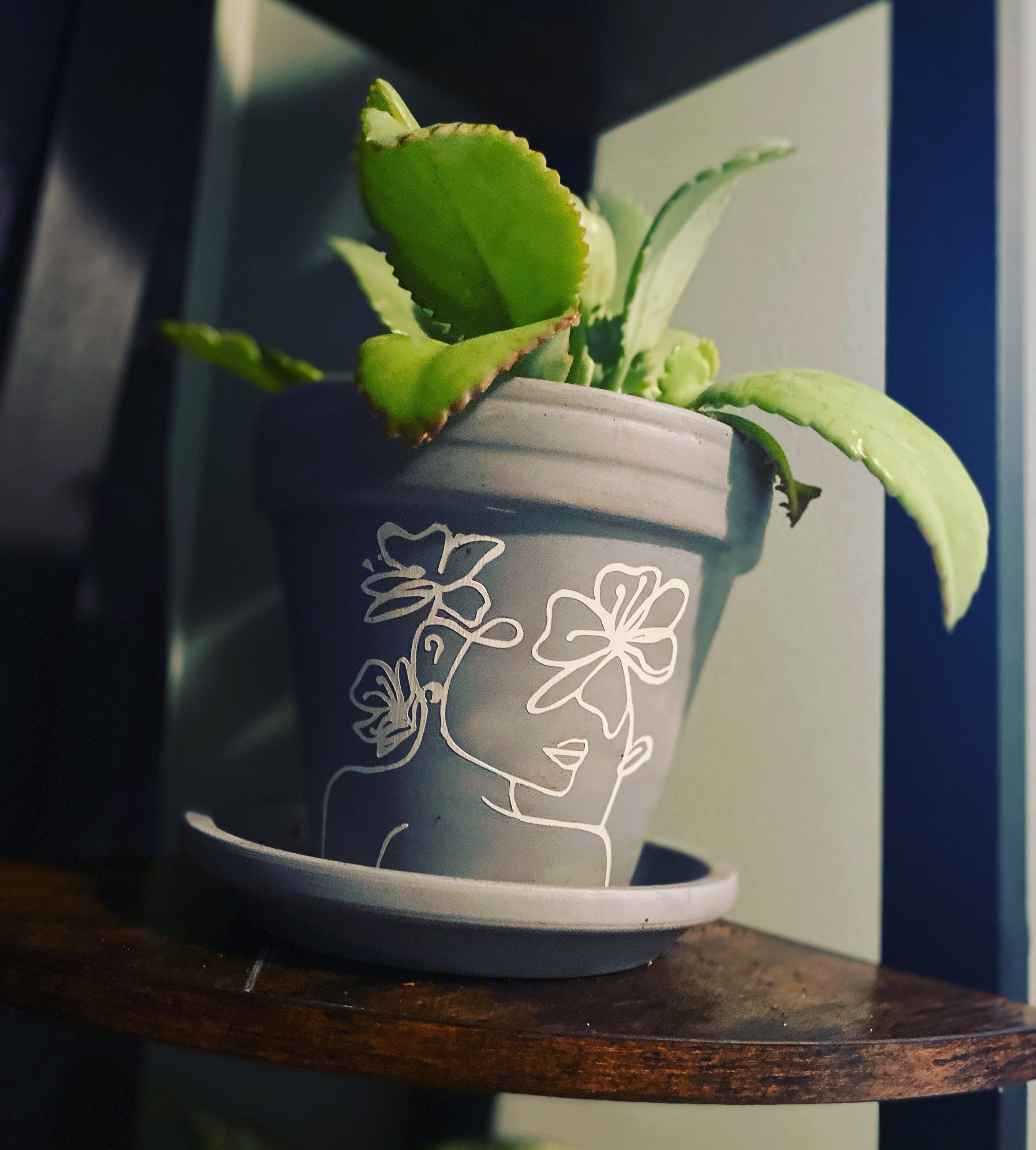 Hand Designed Clay Pot