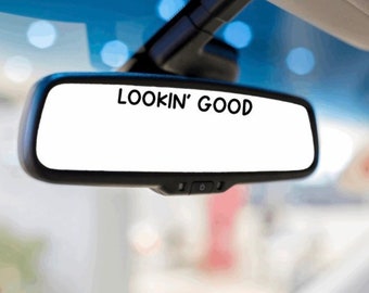 Rearview Mirror Decal