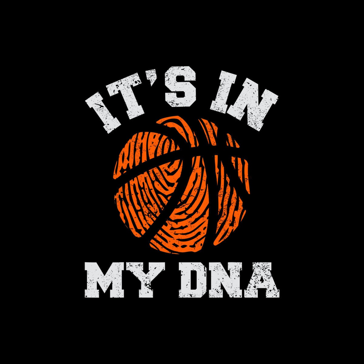 It's in My DNA Basketball Player Coach Funny Team Sport Gift PNG - Etsy 