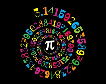 Happy Pi Day 3.14 Mathematic Math Teacher Gift Spiral Pi Day PNG