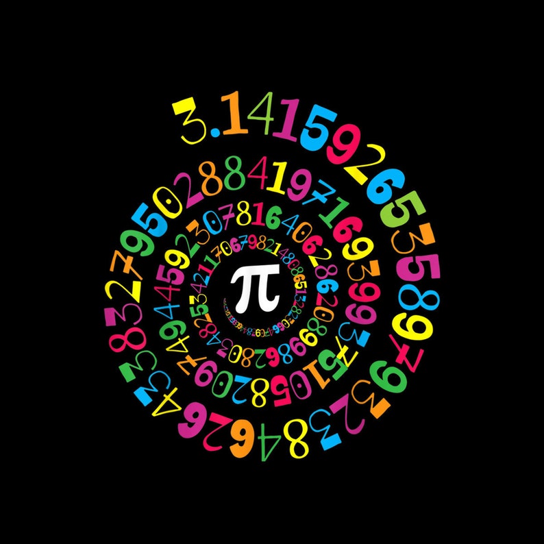 Happy Pi Day 3.14 Mathematic Math Teacher Gift Spiral Pi Day PNG image 1