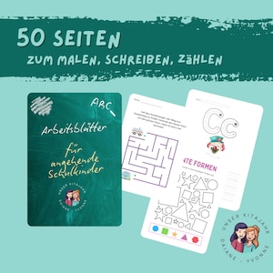 Arbeitsblätter für Vorschulkinder/ Schulstarter/ Kitakinder