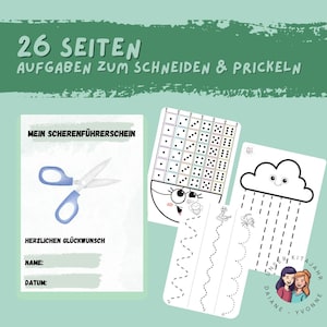Schaarlicentie voor kinderen / kleuters / school /