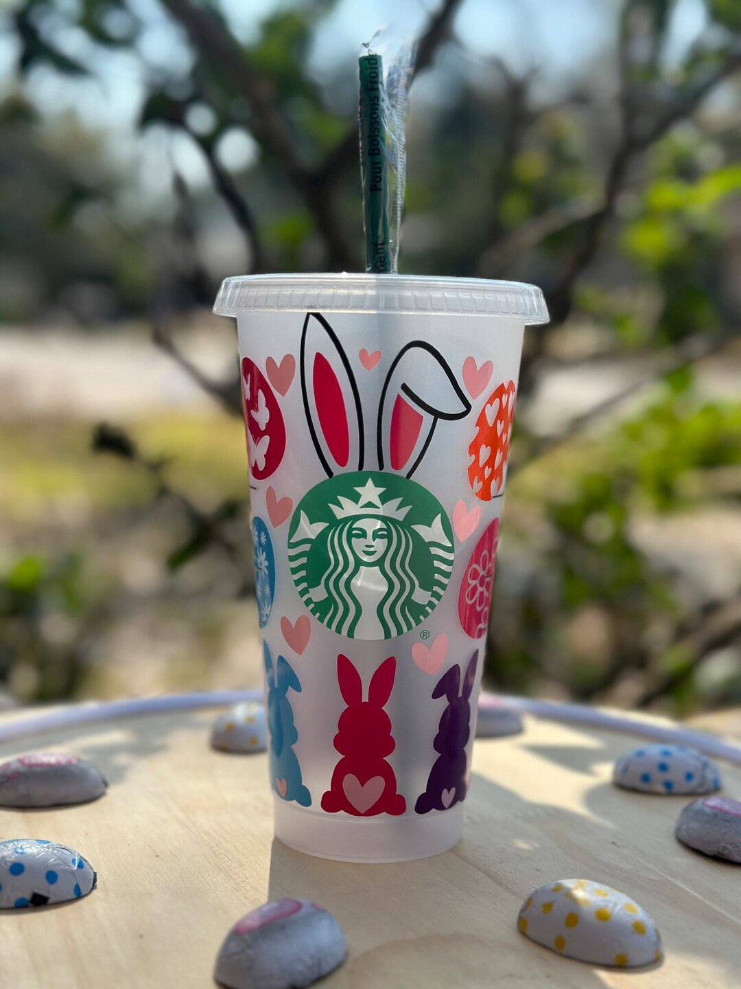 EASTER CUPS Starbucks Cups Color Change Cups Personalized Cups Custom
