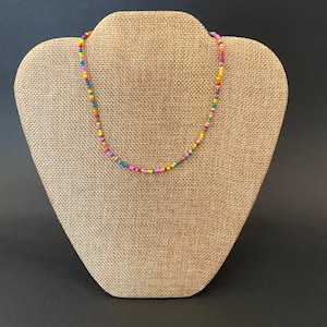 Beaded Rainbow Necklace