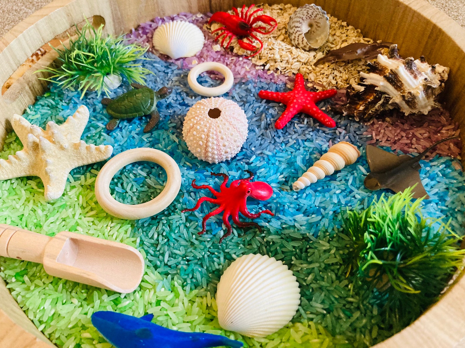 Under the Sea Loose Parts Play Kit Tuff Tray Activity - Etsy UK