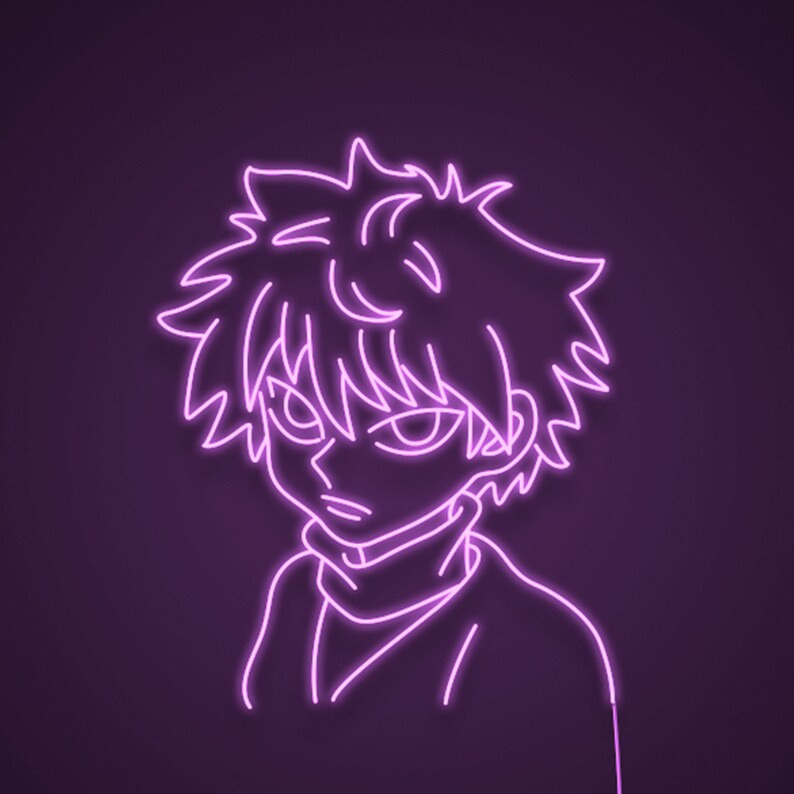 Killua Hunter Neon Sign Custom Neon Light LED Neon Sign Etsy