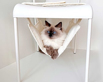 Cute cat bed, Cat Hammock,  Hanging cat bed, Super Soft Washable Pet Hammock