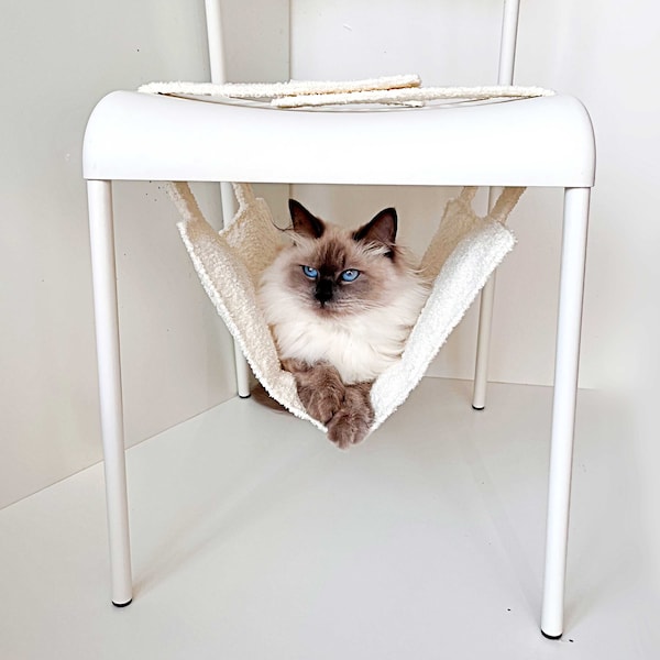 Cute cat bed, Cat Hammock,  Hanging cat bed, Super Soft Washable Pet Hammock