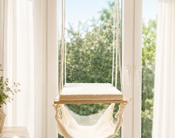 Cat Window Perch, Cat hammock, Cat shelves, Cat tree, Cat tower, Minimalistic pet furniture, 23,6'' (60 cm)/12.3'' (31 cm)