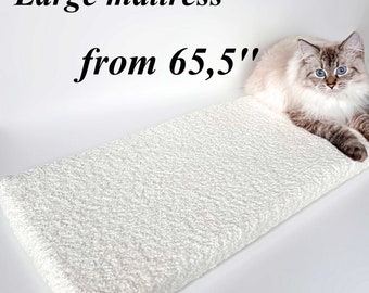 Large cat window bed, Cat window perch, Cute cat bed, from 65,5''