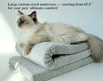 Large cat bed, Cat window perch, Cute cat bed, from 65,5'', Custom sizes available upon request
