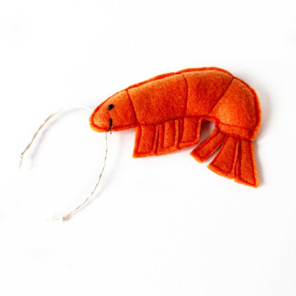 Catnip toy Shrimp, Handmade cat toys