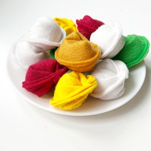 Brinquedo de feltro para gatos Tortellini, Brinquedo para gatos (conjunto de 3)