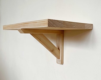 Cat Wall Step Shelf – Wall Mounted Wooden Cat Step for Climbing – Minimalist Cat Furniture for Cat Shelves, Cat Tree or Wall Playground