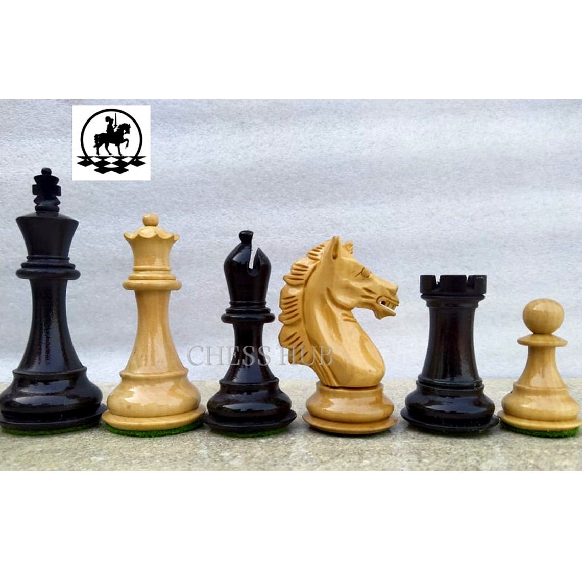 Chess Pieces: Alban Knight, Staunton, Wood