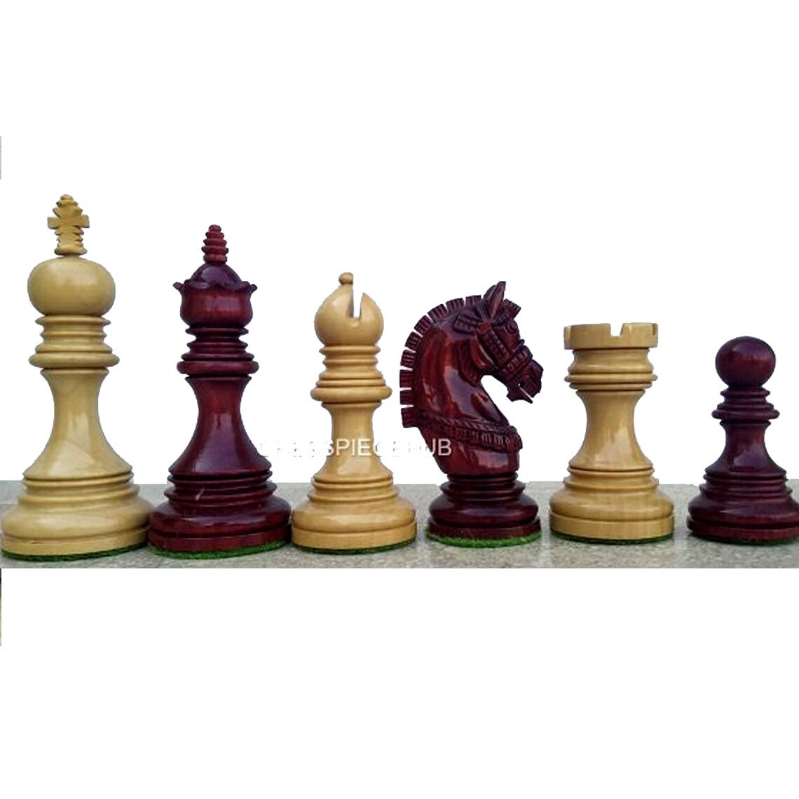 4.1 Stallion Staunton Luxury Chess Pieces Only Set -  Portugal