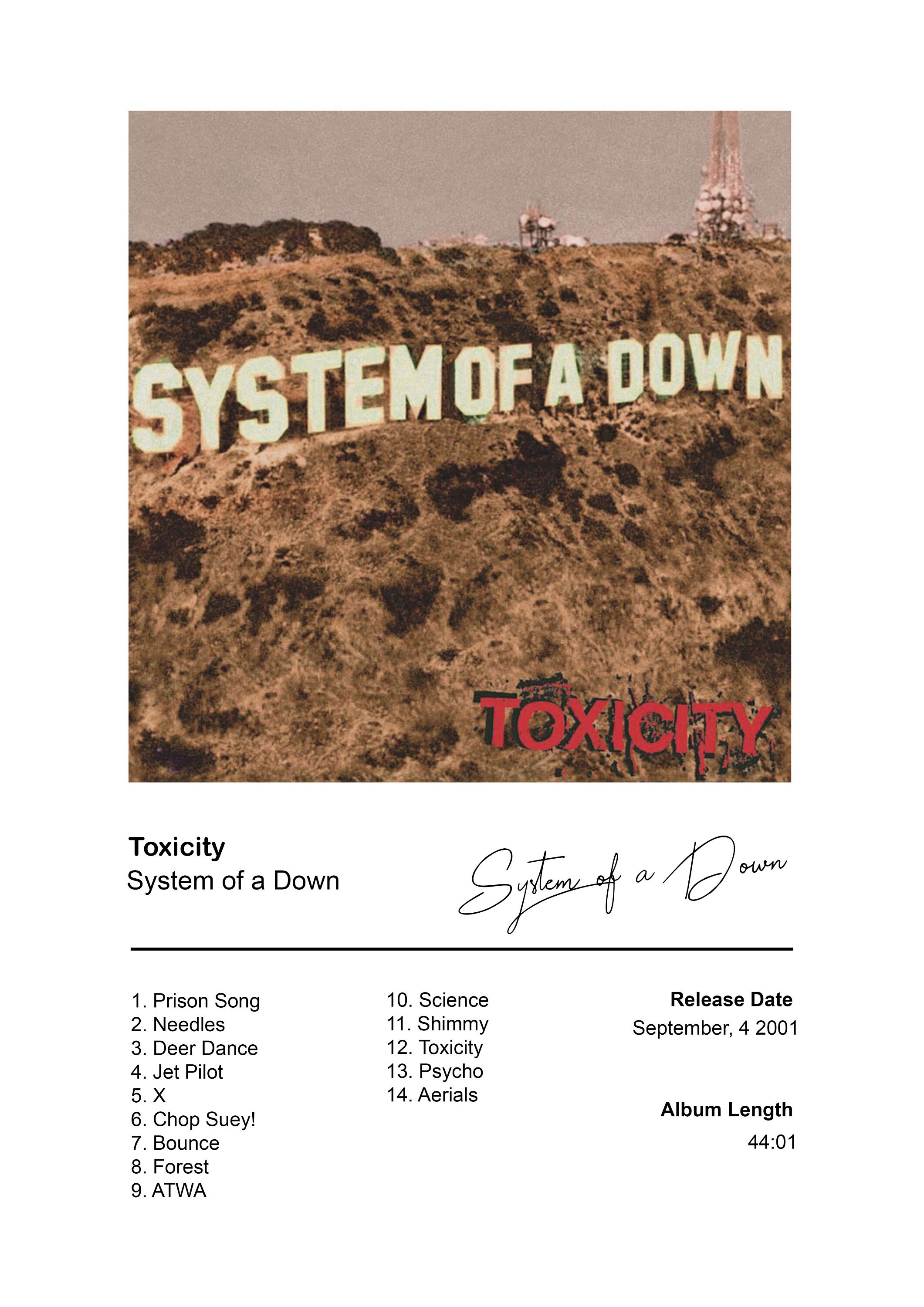 toxicity full album