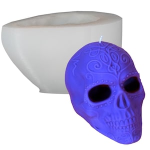 Halloween Skull Candle/Soap Mold
