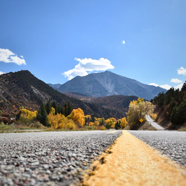 Unique Fall Mountain Landscape, Beautiful Landscape Photo, Mountain Art, Colorado Landscape, Wall Art, Digital Photo, Print It Yourself