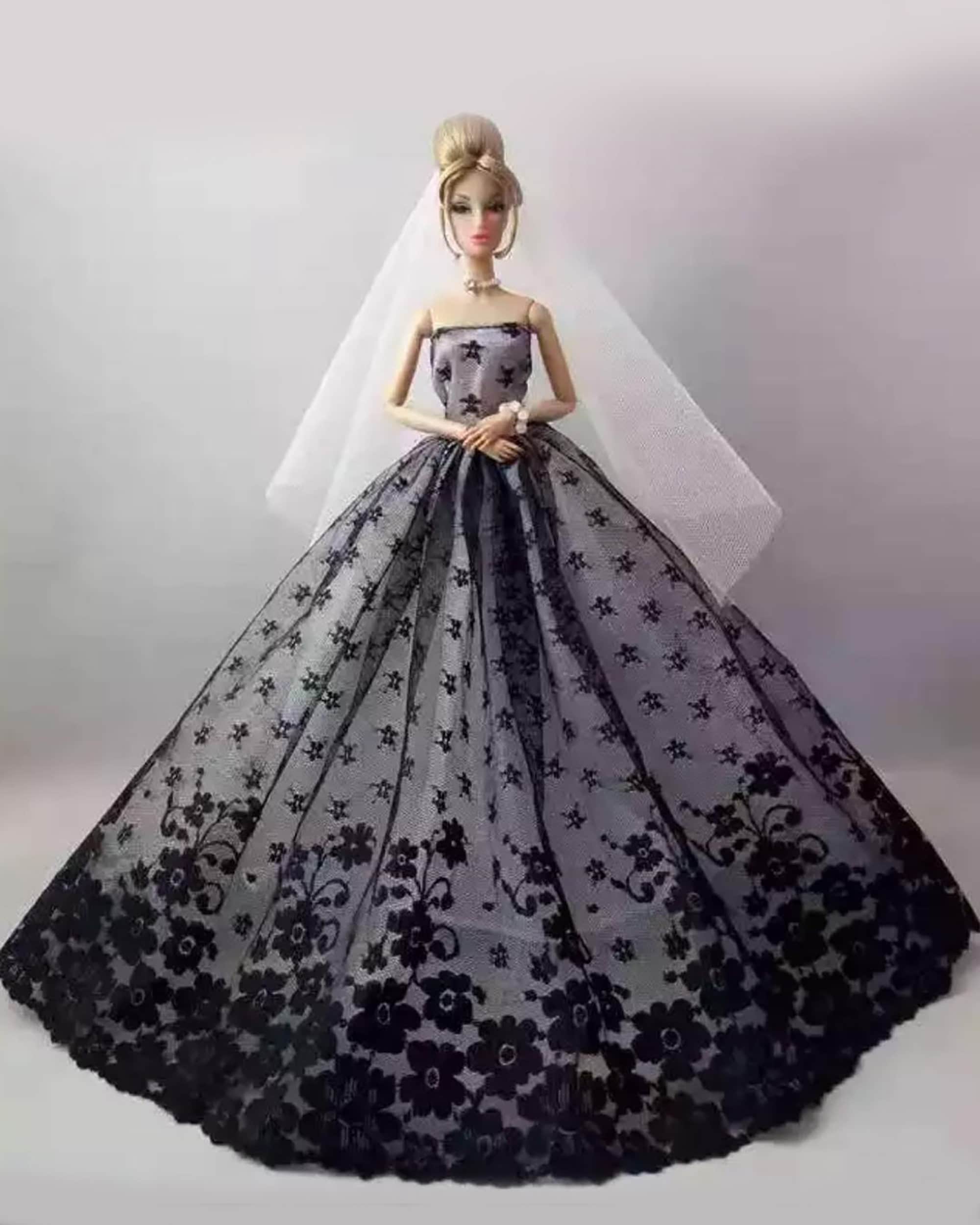 White barbie online frock