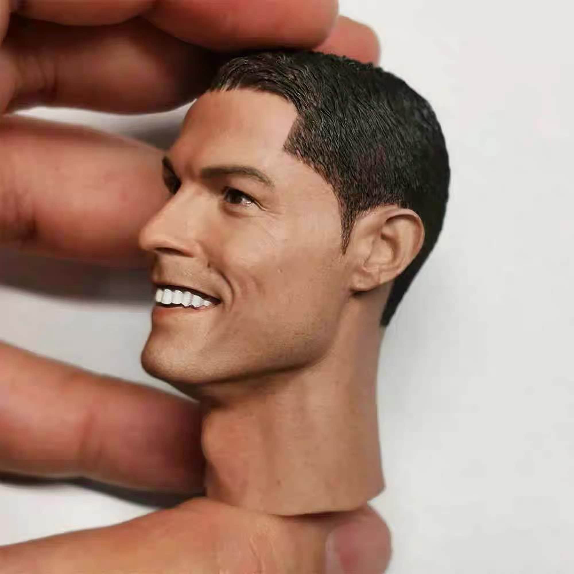 1:6 Cristiano Ronaldo Head Sculpt Model For 12" Male HT Action Figure Body Toys 