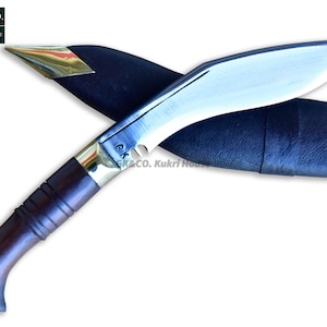 LAST Day Sale 40% OFF--GK&Co.Kukri Authentic-5&quot; Blade Biltong Gurkha-khukuri-Hand Crafted-Kitchen knife-Fishing Knife Leaf spring of truck