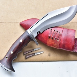 LAST Day Sale 40% OFF--GK&Co.Kukri-Authentic--6" Gurkha Working -khukuri-Handmade working knife-finished-Full tang-Heavy duty-carbon steel