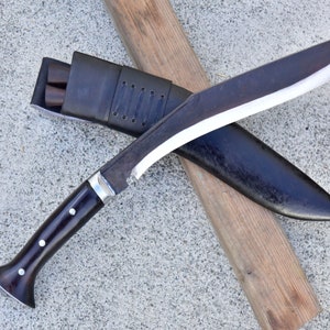 LAST Day Sale 40% OFF--GK&Co.Kukri-Authentic-13&quot;  Blade Farmer Sirupate-Working-khukuri-Handmade Gurkha knife-full tang knife-fixed Blade