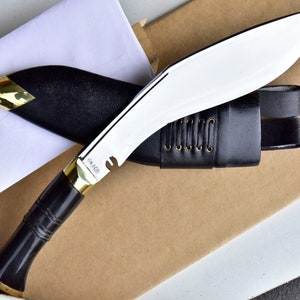LAST Day Sale 40% OFF--GK&Co.Kukri-Authentic-- 10 inches Blade service no 1 kukri- Official Gurkha knife -khukuri- Hand forged   in Nepal