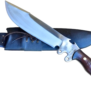 LAST Day Sale 40% OFF--GK&Co.Kukri-Authentic-12 Inches Blade Everes-Bowie-Gurkha knife khukuri-Handmade in Nepal-5160 leaf spring-Full tang