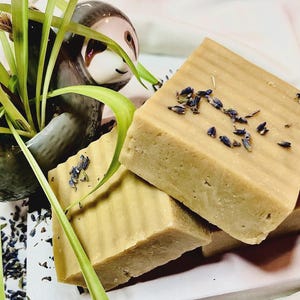 Fragrance Free Shea Butter Olive Oil Moisturizing Bar Soap with Goat's Milk